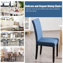 Load image into Gallery viewer, Set of 2 Fabric Upholstered Dining Chairs with Nailhead-Blue
