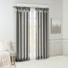 Load image into Gallery viewer, Madison Park Emilia 100% Polyester Twisted Tab Lined Window Panel MP40-6559 By Olliix
