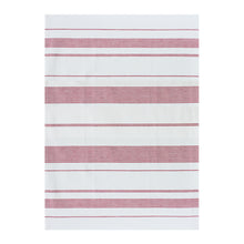 Load image into Gallery viewer, Red Striped Tea Towel (Set of 3)
