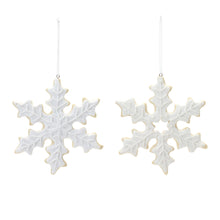 Load image into Gallery viewer, Snowflake Cookie Ornament (Set of 12)
