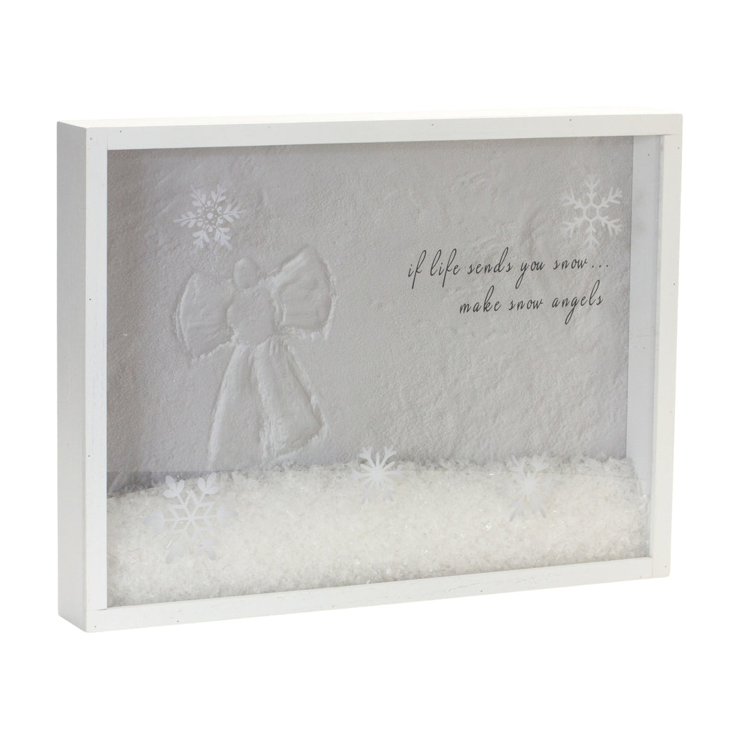 Snow Angel Shadow Box 15.75