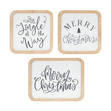 Load image into Gallery viewer, Holiday Sentiment Plaque (Set of 12)
