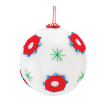 Load image into Gallery viewer, Whimsical Fabric Ball Ornament (Set of 12)
