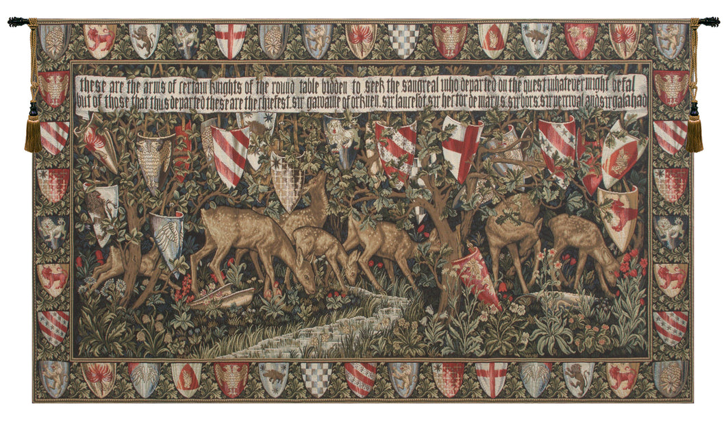 Verdure With Reindeer I European Tapestry