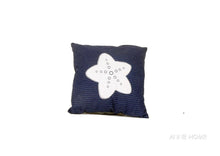 Load image into Gallery viewer, Anne Home - Blue Pillow White Star
