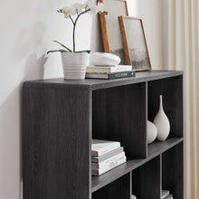 Load image into Gallery viewer, Transmit 7 Shelf Wood Grain Bookcase by Modway
