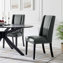 Load image into Gallery viewer, Baron Vinyl Dining Chair Set of 2 by Modway
