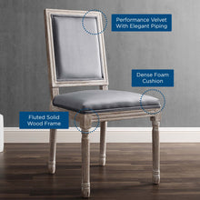 Load image into Gallery viewer, Court French Vintage Performance Velvet Dining Side Chair by Modway
