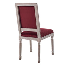 Load image into Gallery viewer, Court French Vintage Performance Velvet Dining Side Chair by Modway
