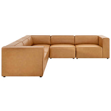 Load image into Gallery viewer, Mingle 5-Piece Vegan Leather Sectional Sofa by Modway
