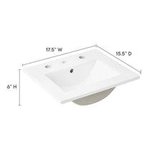 Load image into Gallery viewer, Cayman 18&quot; Bathroom Sink by Modway
