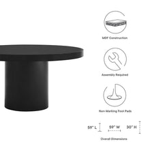 Load image into Gallery viewer, Gratify 60&quot; Round Dining Table by Modway
