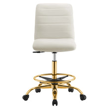 Load image into Gallery viewer, Ripple Armless Performance Velvet Drafting Chair by Modway
