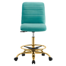 Load image into Gallery viewer, Ripple Armless Performance Velvet Drafting Chair by Modway
