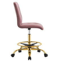 Load image into Gallery viewer, Prim Armless Performance Velvet Drafting Chair by Modway
