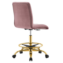 Load image into Gallery viewer, Prim Armless Performance Velvet Drafting Chair by Modway
