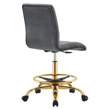 Load image into Gallery viewer, Prim Armless Performance Velvet Drafting Chair by Modway
