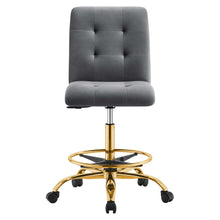 Load image into Gallery viewer, Prim Armless Performance Velvet Drafting Chair by Modway
