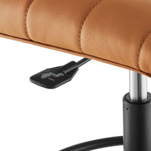 Load image into Gallery viewer, Ripple Armless Vegan Leather Drafting Chair by Modway
