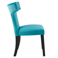 Load image into Gallery viewer, Curve Performance Velvet Dining Chairs Set of 2 by Modway
