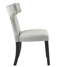 Load image into Gallery viewer, Curve Performance Velvet Dining Chairs Set of 2 by Modway
