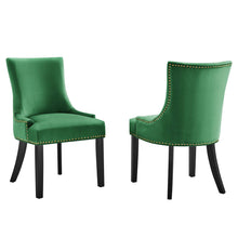 Load image into Gallery viewer, Marquis Performance Velvet Dining Chairs Set of 2 by Modway
