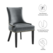 Load image into Gallery viewer, Marquis Performance Velvet Dining Chairs Set of 2 by Modway
