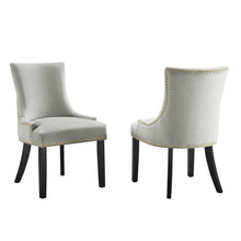 Load image into Gallery viewer, Marquis Performance Velvet Dining Chairs Set of 2 by Modway
