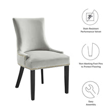 Load image into Gallery viewer, Marquis Performance Velvet Dining Chairs Set of 2 by Modway
