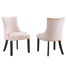 Load image into Gallery viewer, Marquis Performance Velvet Dining Chairs Set of 2 by Modway
