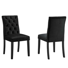 Load image into Gallery viewer, Duchess Performance Velvet Dining Chairs Set of 2 by Modway
