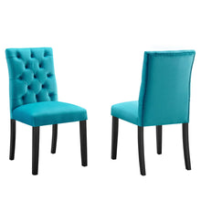 Load image into Gallery viewer, Duchess Performance Velvet Dining Chairs Set of 2 by Modway
