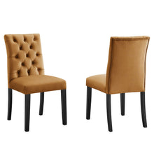 Load image into Gallery viewer, Duchess Performance Velvet Dining Chairs Set of 2 by Modway
