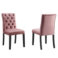 Load image into Gallery viewer, Duchess Performance Velvet Dining Chairs Set of 2 by Modway
