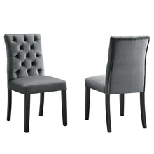 Load image into Gallery viewer, Duchess Performance Velvet Dining Chairs Set of 2 by Modway
