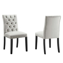 Load image into Gallery viewer, Duchess Performance Velvet Dining Chairs Set of 2 by Modway
