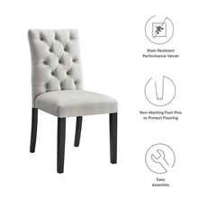 Load image into Gallery viewer, Duchess Performance Velvet Dining Chairs Set of 2 by Modway
