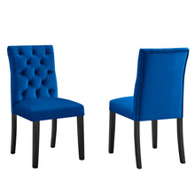 Load image into Gallery viewer, Duchess Performance Velvet Dining Chairs Set of 2 by Modway
