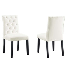 Load image into Gallery viewer, Duchess Performance Velvet Dining Chairs Set of 2 by Modway
