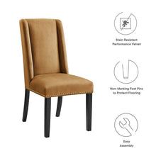 Load image into Gallery viewer, Baron Performance Velvet Dining Chairs Set of 2 by Modway
