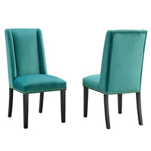 Load image into Gallery viewer, Baron Performance Velvet Dining Chairs Set of 2 by Modway
