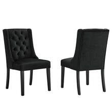 Load image into Gallery viewer, Baronet Performance Velvet Dining Chairs Set of 2 by Modway
