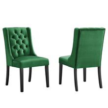 Load image into Gallery viewer, Baronet Performance Velvet Dining Chairs Set of 2 by Modway
