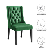 Load image into Gallery viewer, Baronet Performance Velvet Dining Chairs Set of 2 by Modway
