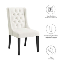 Load image into Gallery viewer, Baronet Performance Velvet Dining Chairs Set of 2 by Modway
