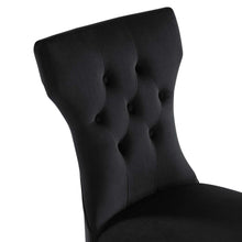 Load image into Gallery viewer, Silhouette Performance Velvet Dining Chairs Set of 2 by Modway
