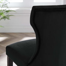 Load image into Gallery viewer, Silhouette Performance Velvet Dining Chairs Set of 2 by Modway
