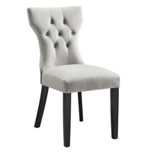 Load image into Gallery viewer, Silhouette Performance Velvet Dining Chairs Set of 2 by Modway
