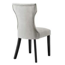 Load image into Gallery viewer, Silhouette Performance Velvet Dining Chairs Set of 2 by Modway
