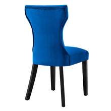 Load image into Gallery viewer, Silhouette Performance Velvet Dining Chairs Set of 2 by Modway
